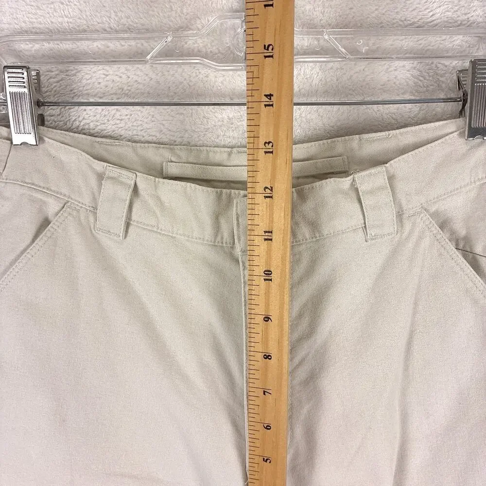 VTG Nike ACG Pants Mens 30 Khaki Double Knee Workwear Utility Hiking Skate Y2K